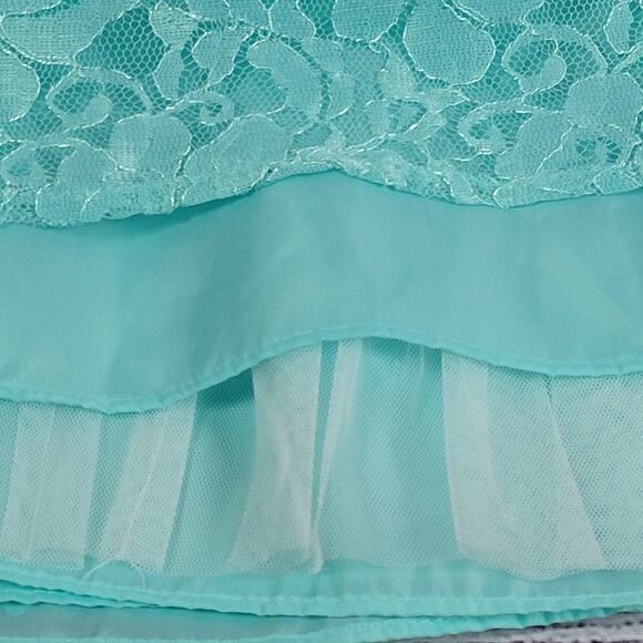 Wonder Nation, Fully Lined, Lace Dress Set in Mist Mint Size 4 - Picture 5 of 11